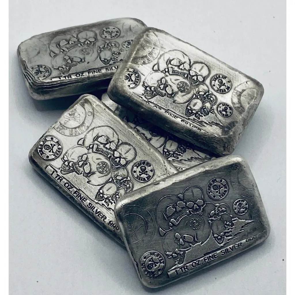 1 Ozt MK BarZ "The Magician" Tarot Card Weight Bar .999 Fine Silver
