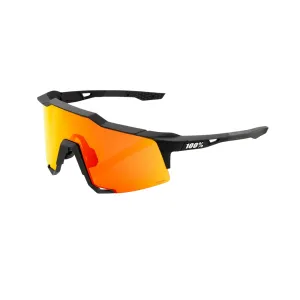 100% Speedcraft - Soft Tact Black - Hiper Red Multilayer Mirror Lens