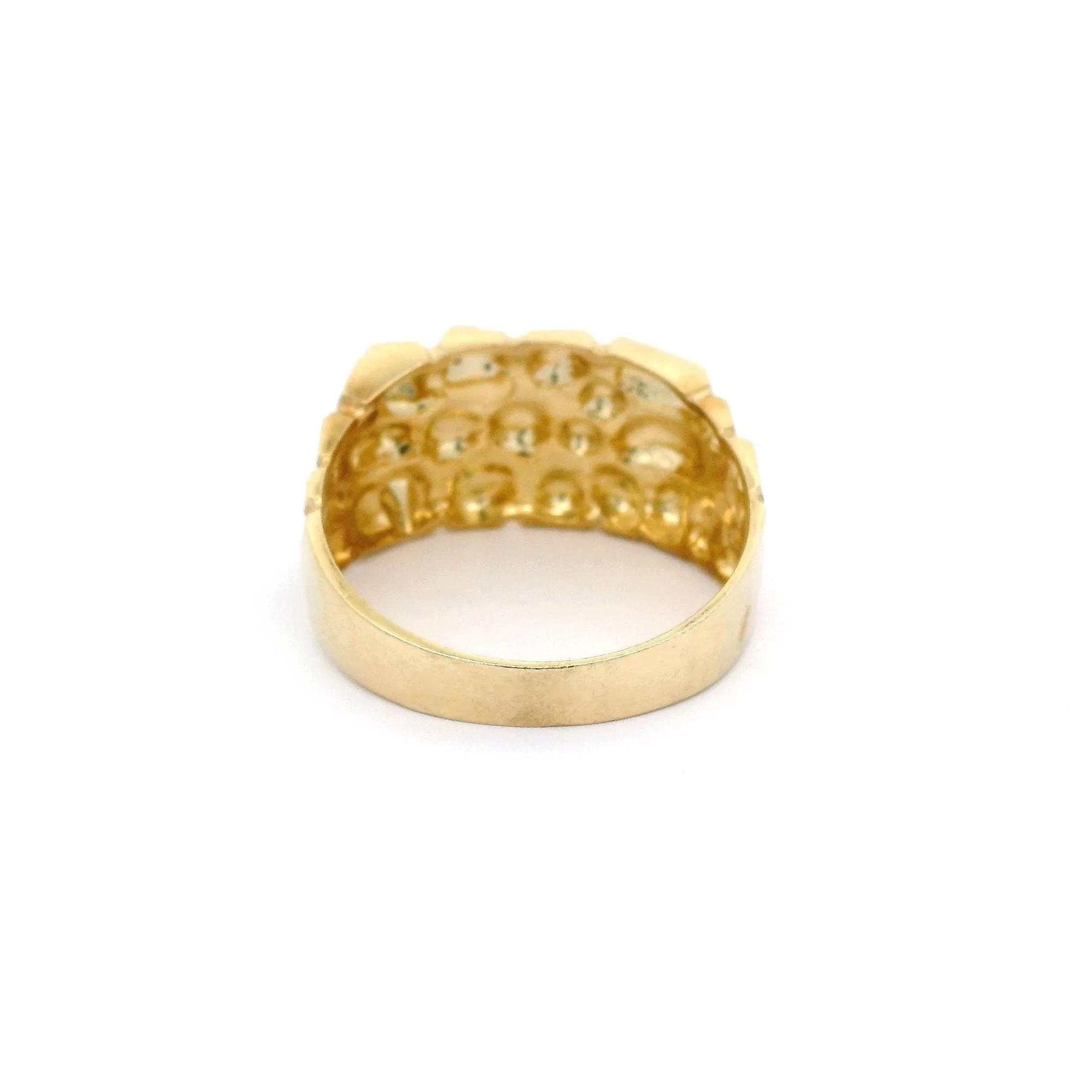 10k Nugget Design Ring