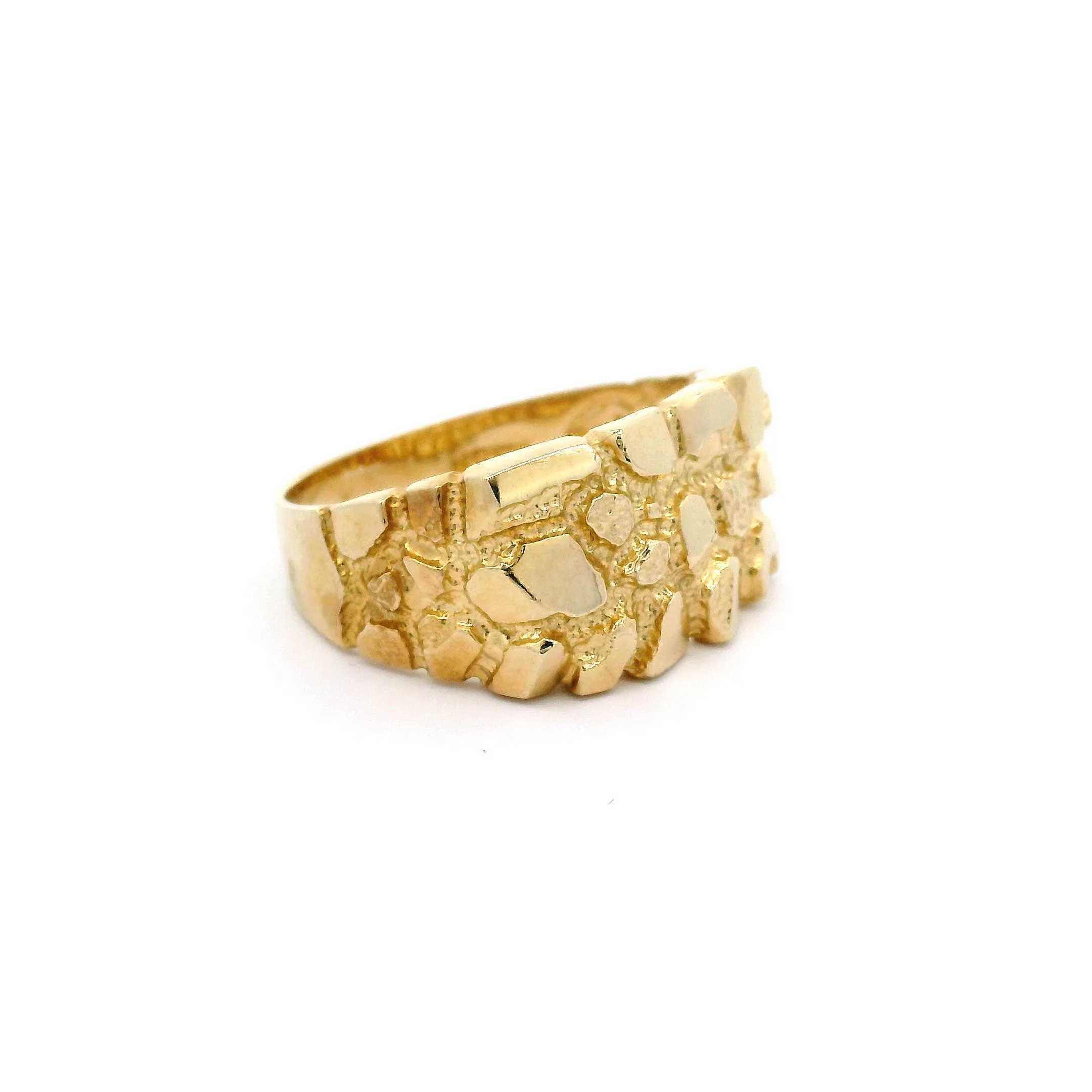 10k Nugget Design Ring