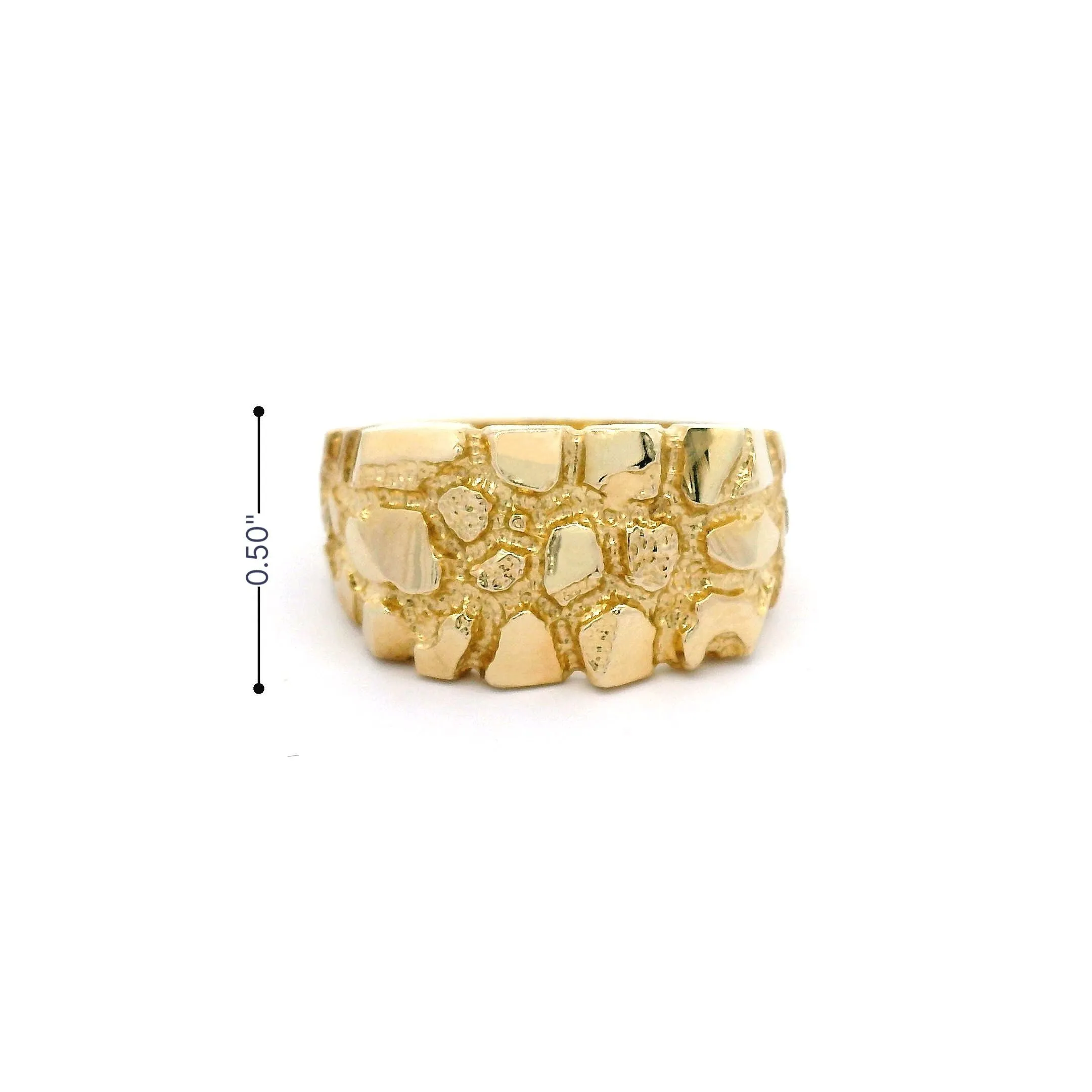 10k Nugget Design Ring