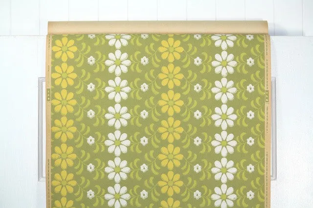 1930s Floral Vintage Wallpaper