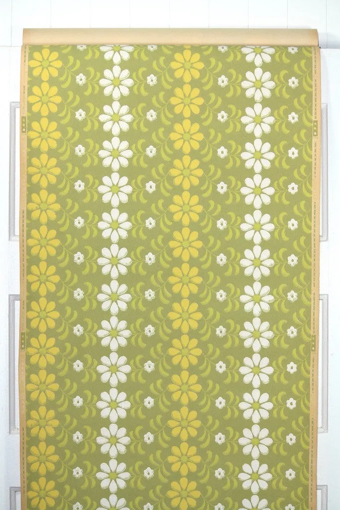 1930s Floral Vintage Wallpaper