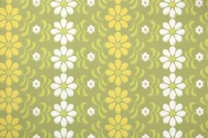 1930s Floral Vintage Wallpaper