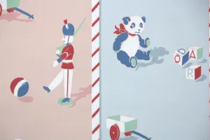 1940s Childrens Vintage Wallpaper