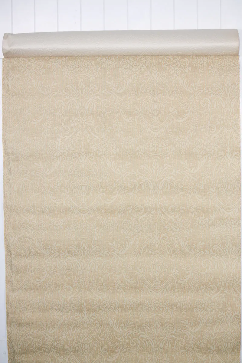 1940s Damask Vintage Wallpaper