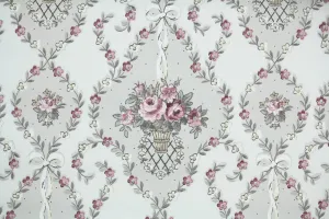 1940s Floral Vintage Wallpaper