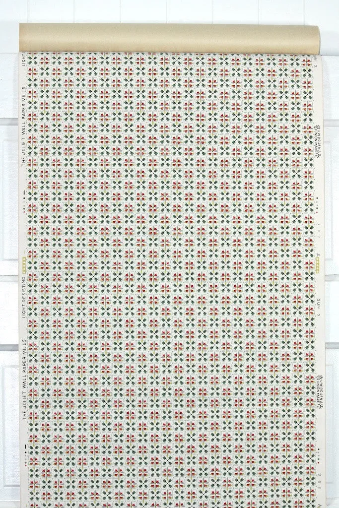 1940s Geometric Vintage Wallpaper