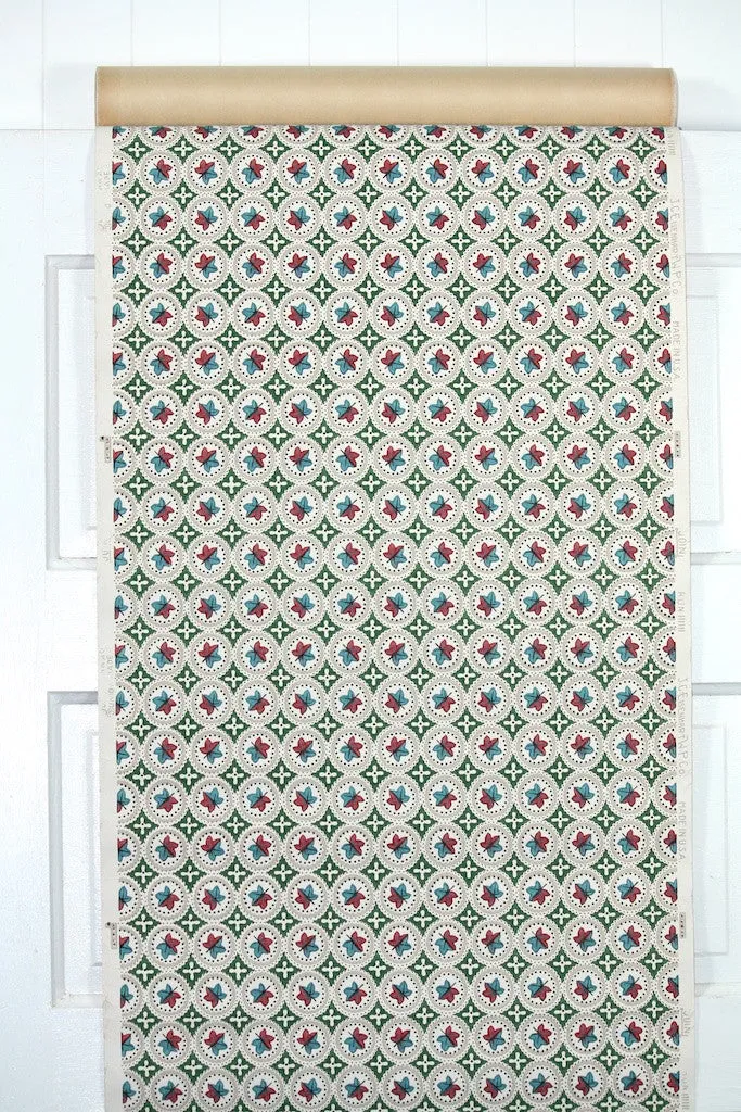 1940s Geometric Vintage Wallpaper