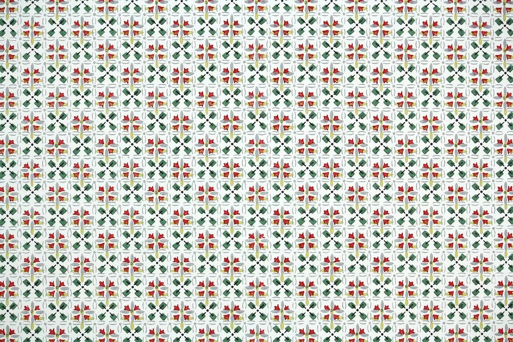 1940s Geometric Vintage Wallpaper