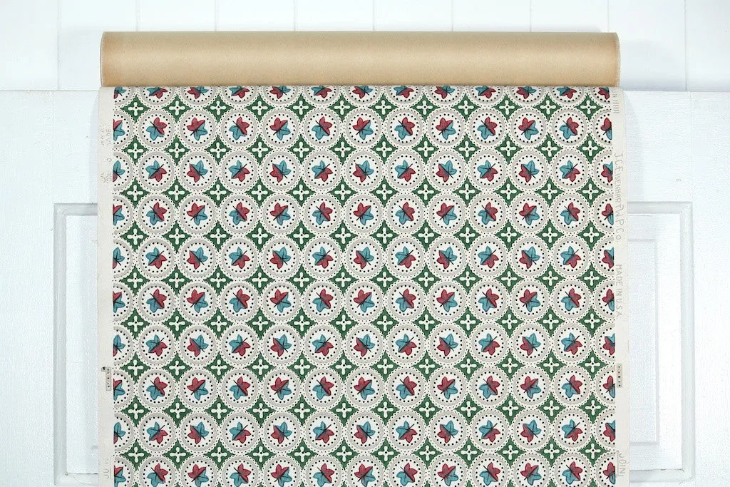 1940s Geometric Vintage Wallpaper
