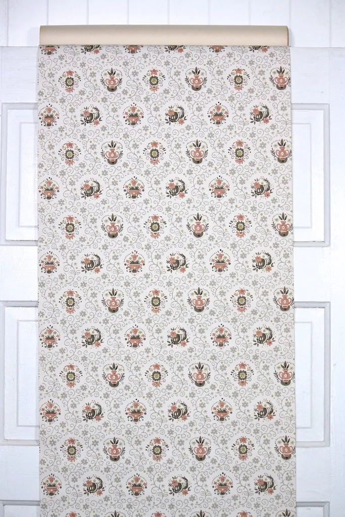 1940s Kitchen Vintage Wallpaper