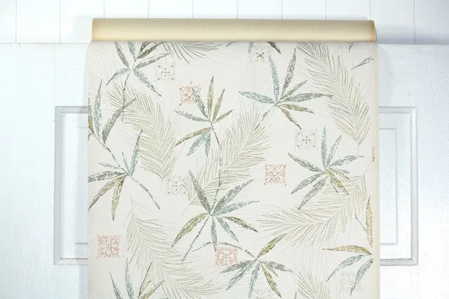 1950s Botanical Vintage Wallpaper