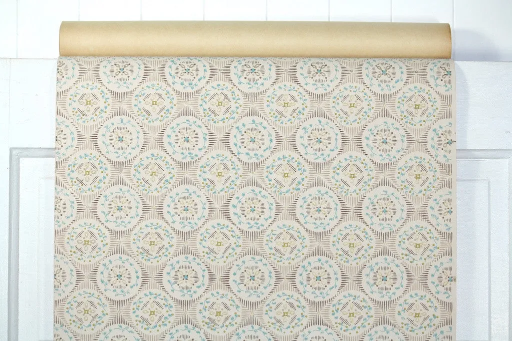 1950s Geometric Vintage Wallpaper