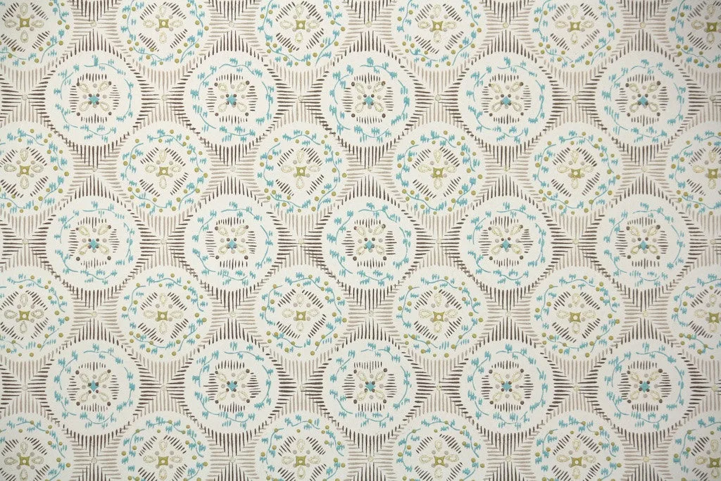1950s Geometric Vintage Wallpaper