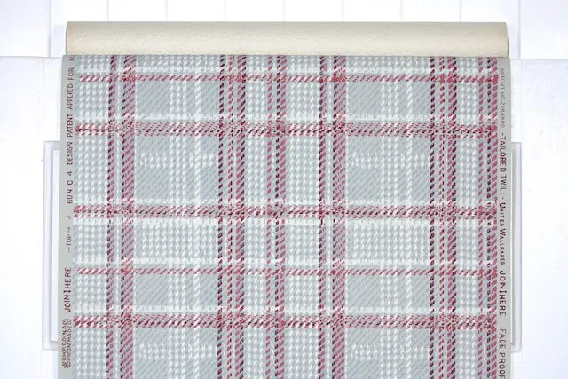 1950s Plaid Vintage Wallpaper
