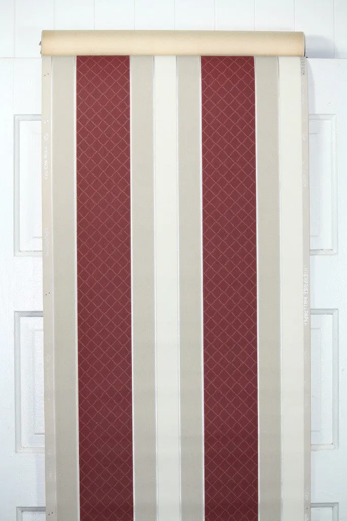 1950s Stripe Vintage Wallpaper