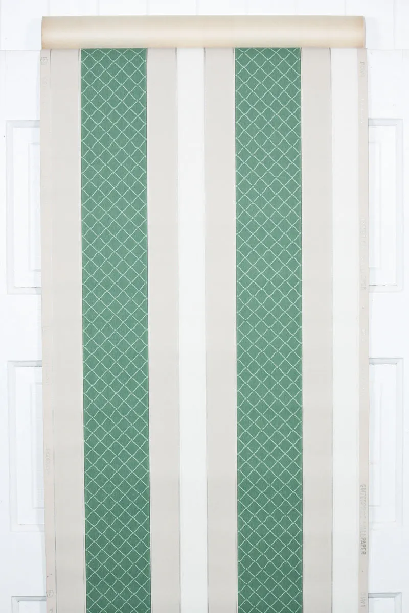 1950s Stripe Vintage Wallpaper