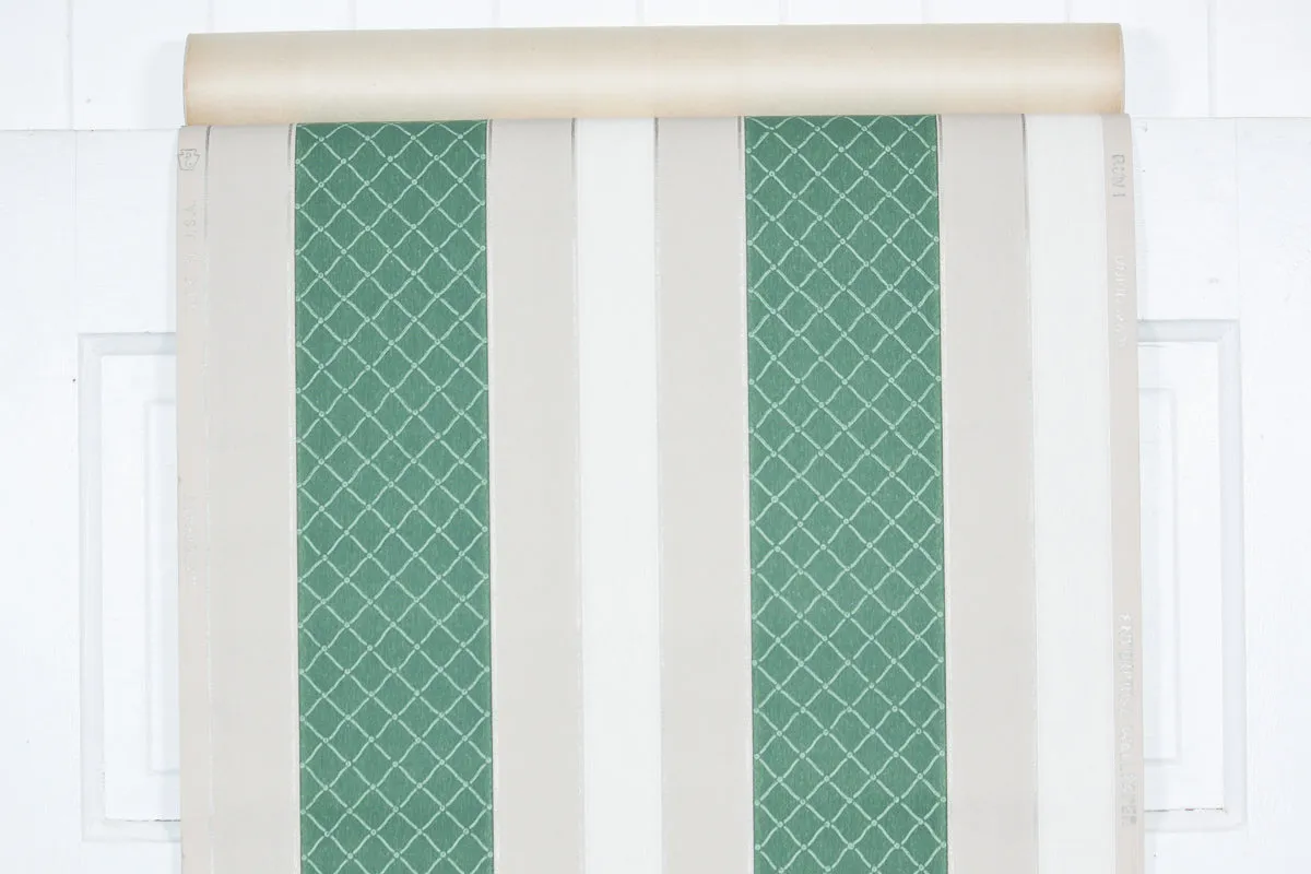 1950s Stripe Vintage Wallpaper