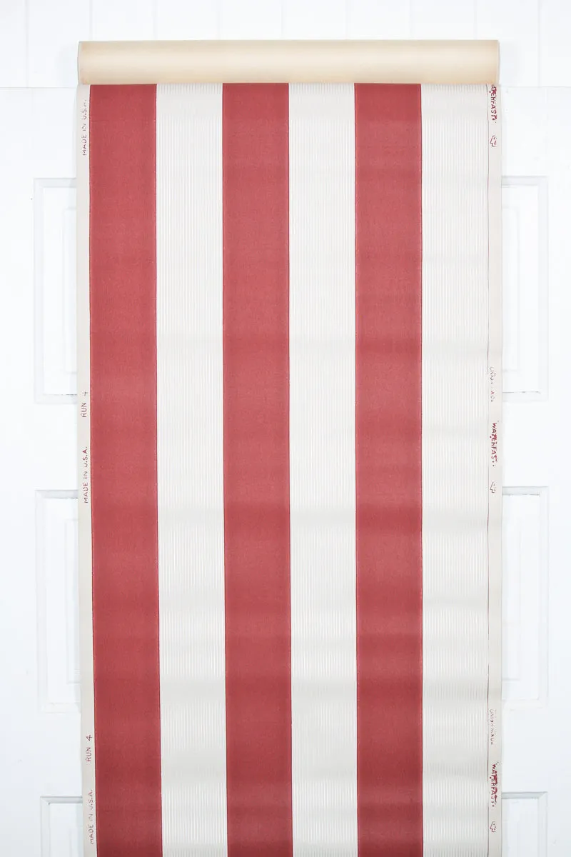 1950s Stripe Vintage Wallpaper