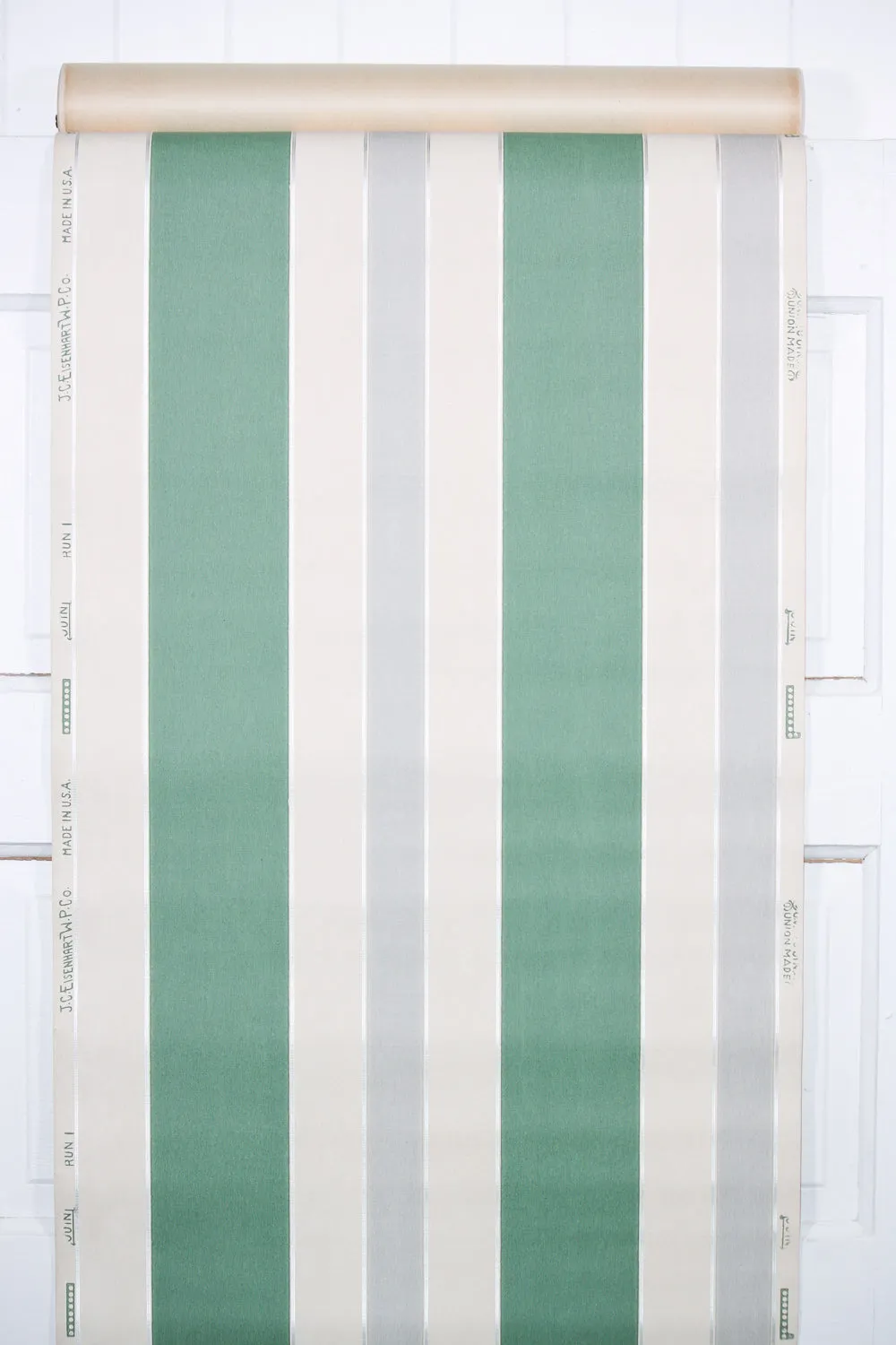1950s Stripe Vintage Wallpaper