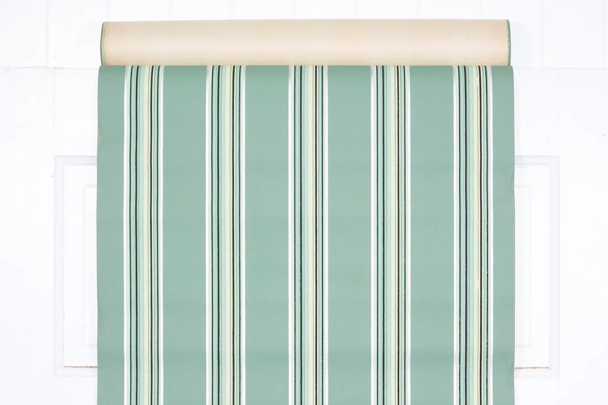 1950s Stripe Vintage Wallpaper
