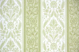 1960s Damask Vintage Wallpaper
