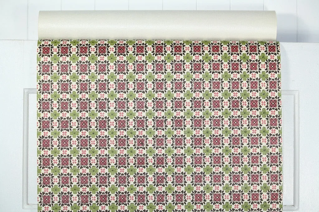1960s Geometric Vintage Wallpaper