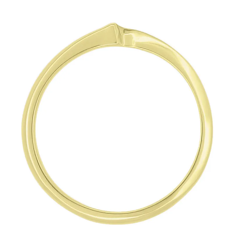 1960's Yellow Gold Free Form Wave Ring - 10K or 14K