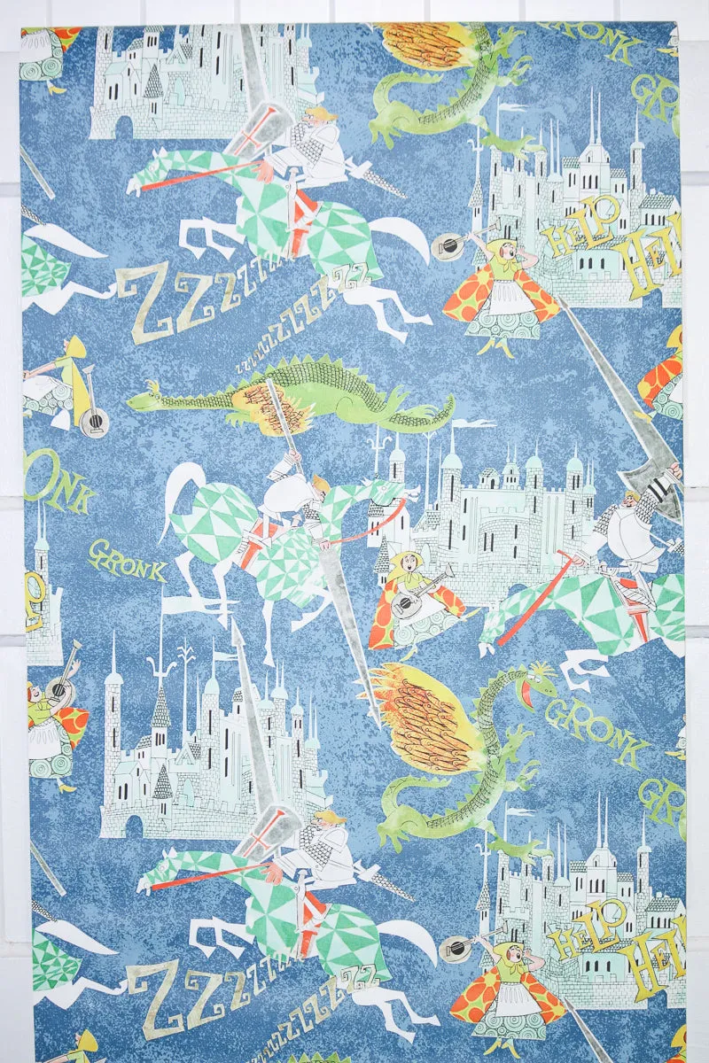 1970s Childrens Vintage Wallpaper