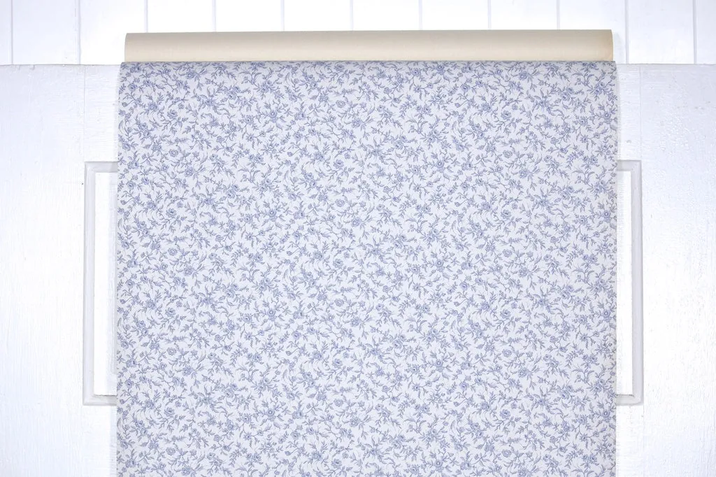 1970s Floral Vintage Wallpaper