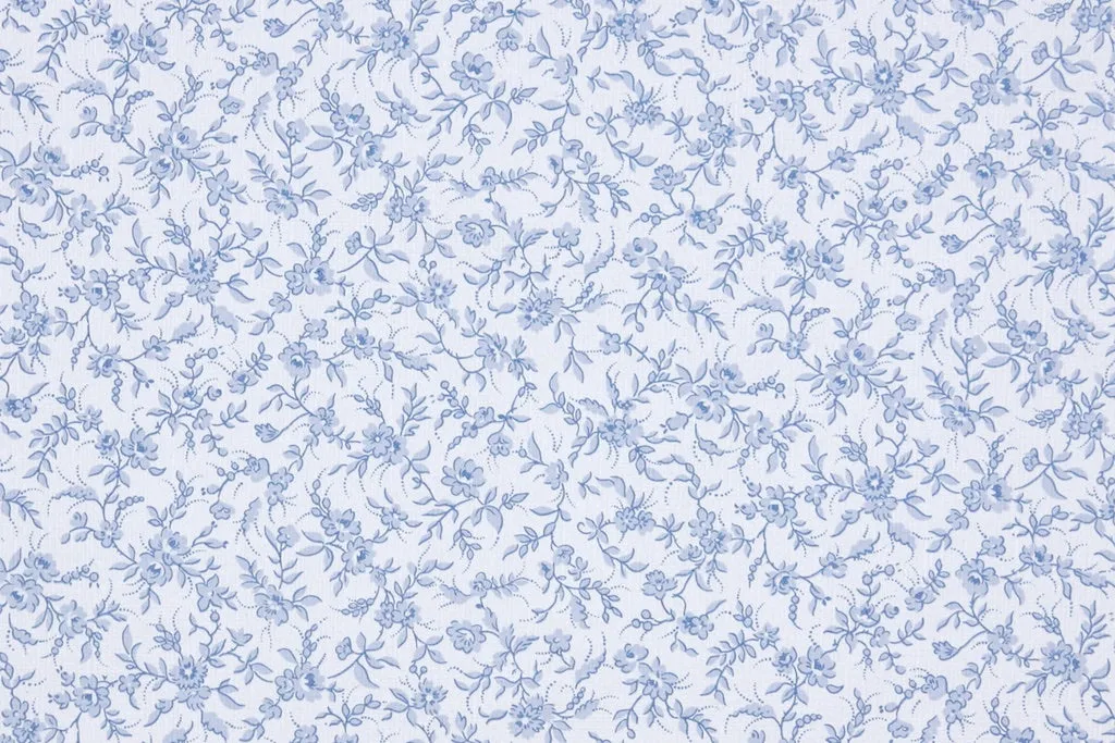 1970s Floral Vintage Wallpaper