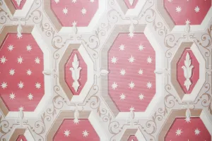 1970s Geometric Vintage Wallpaper