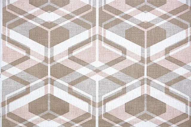1970s Geometric Vintage Wallpaper