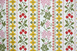 1970s Kitchen Vinyl Vintage Wallpaper