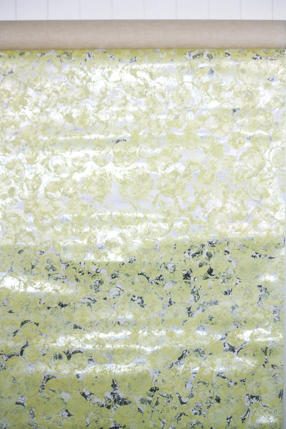 1970s Marble Mylar Vintage Wallpaper