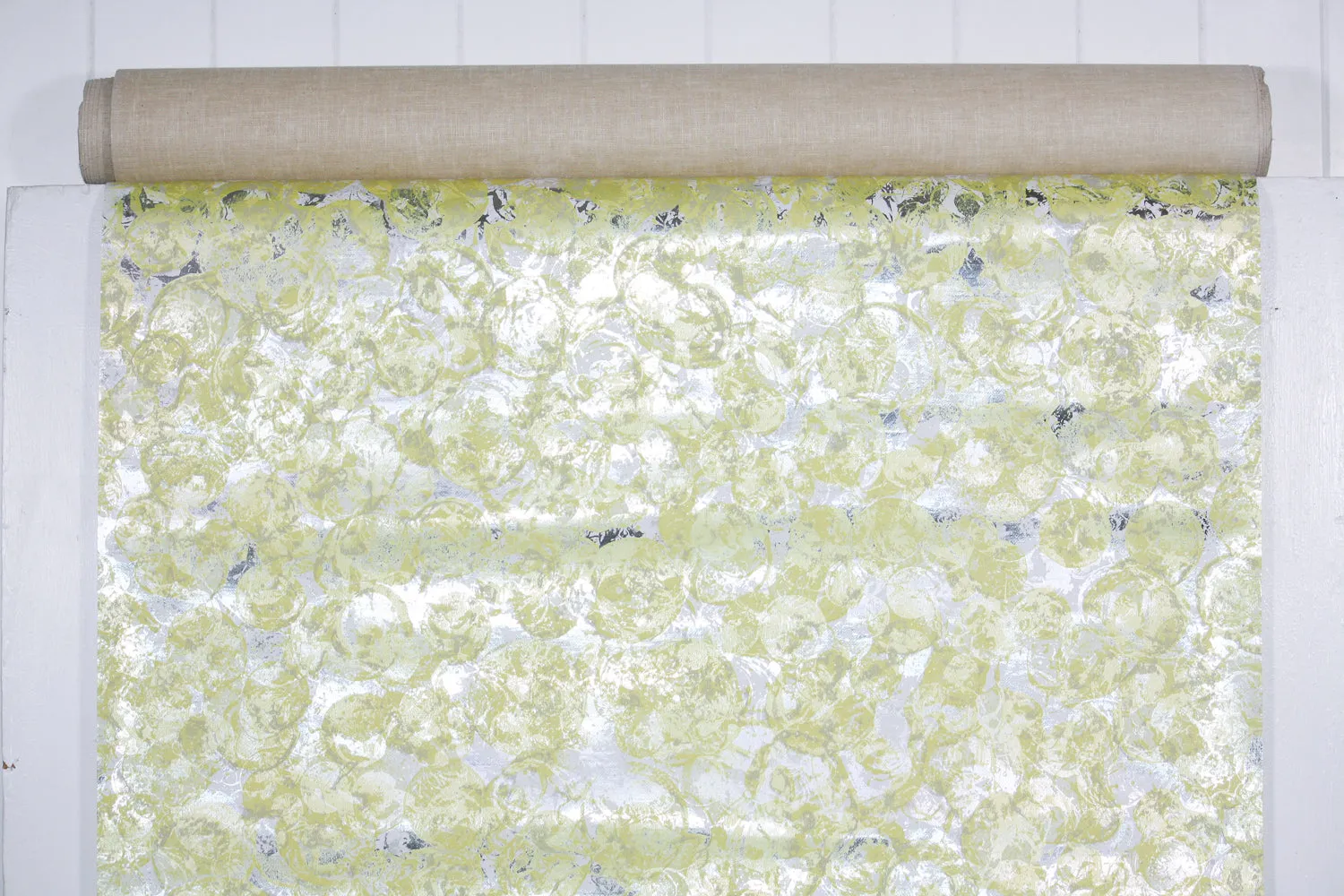 1970s Marble Mylar Vintage Wallpaper