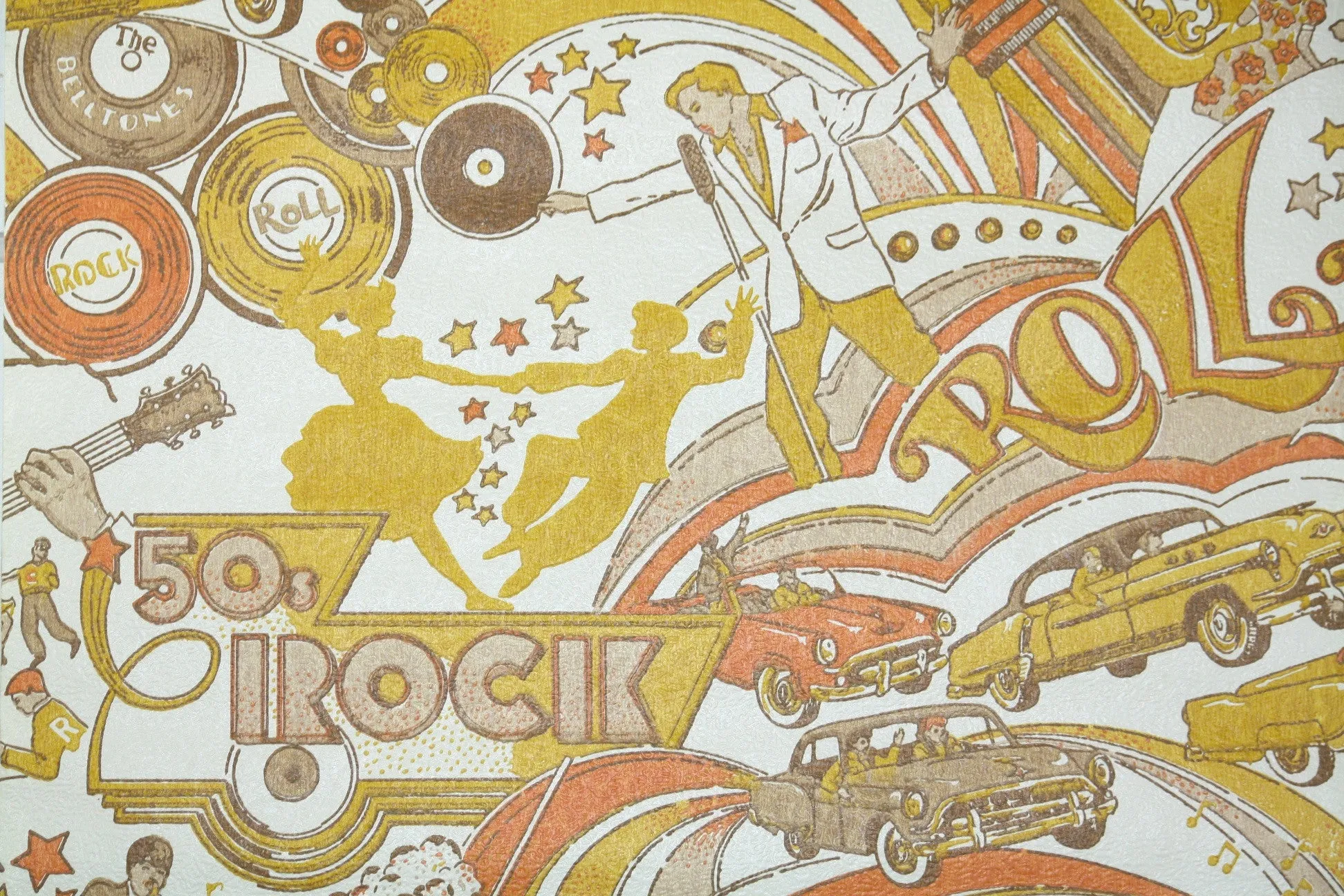 1970s Novelty Vintage Wallpaper