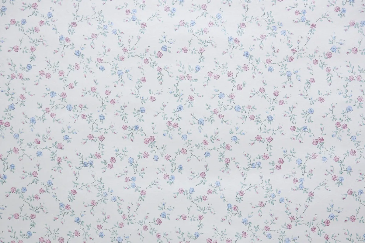 1980s | 1990s Floral Vintage Wallpaper