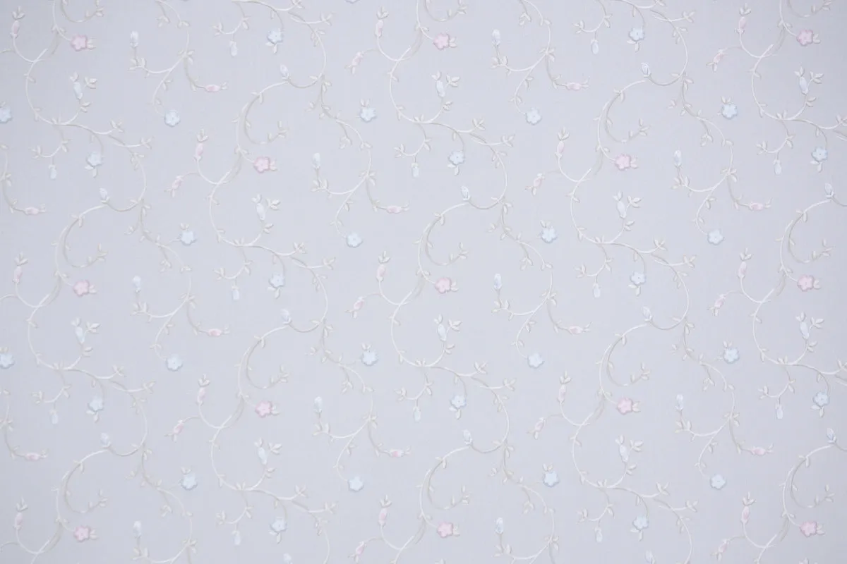 1980s | 1990s Floral Vintage Wallpaper