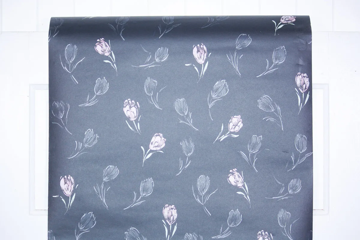 1980s | 1990s Floral Vintage Wallpaper