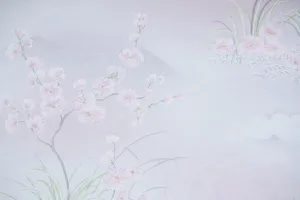 1980s Floral Vintage Wallpaper
