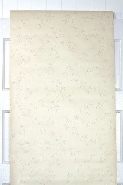 1980s Floral Vintage Wallpaper