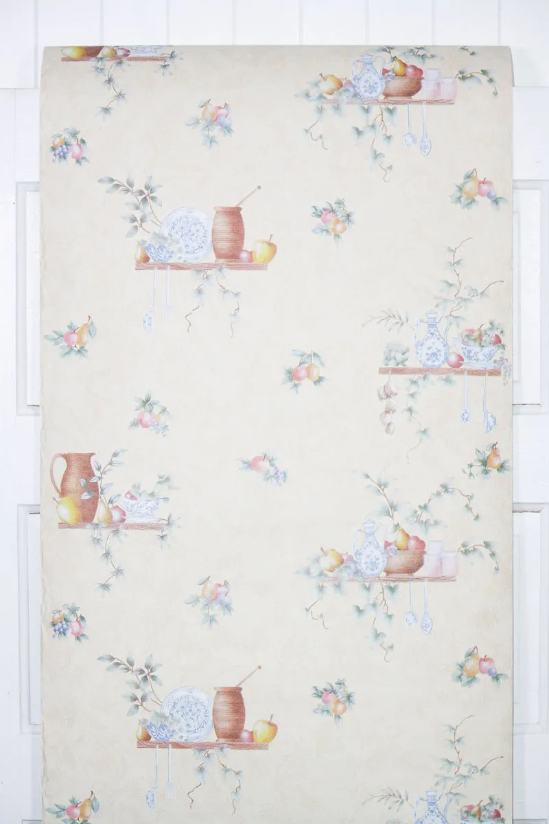 1980s Kitchen Vintage Wallpaper