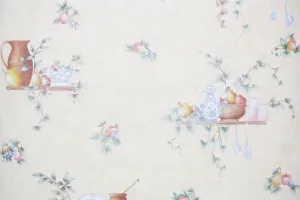 1980s Kitchen Vintage Wallpaper
