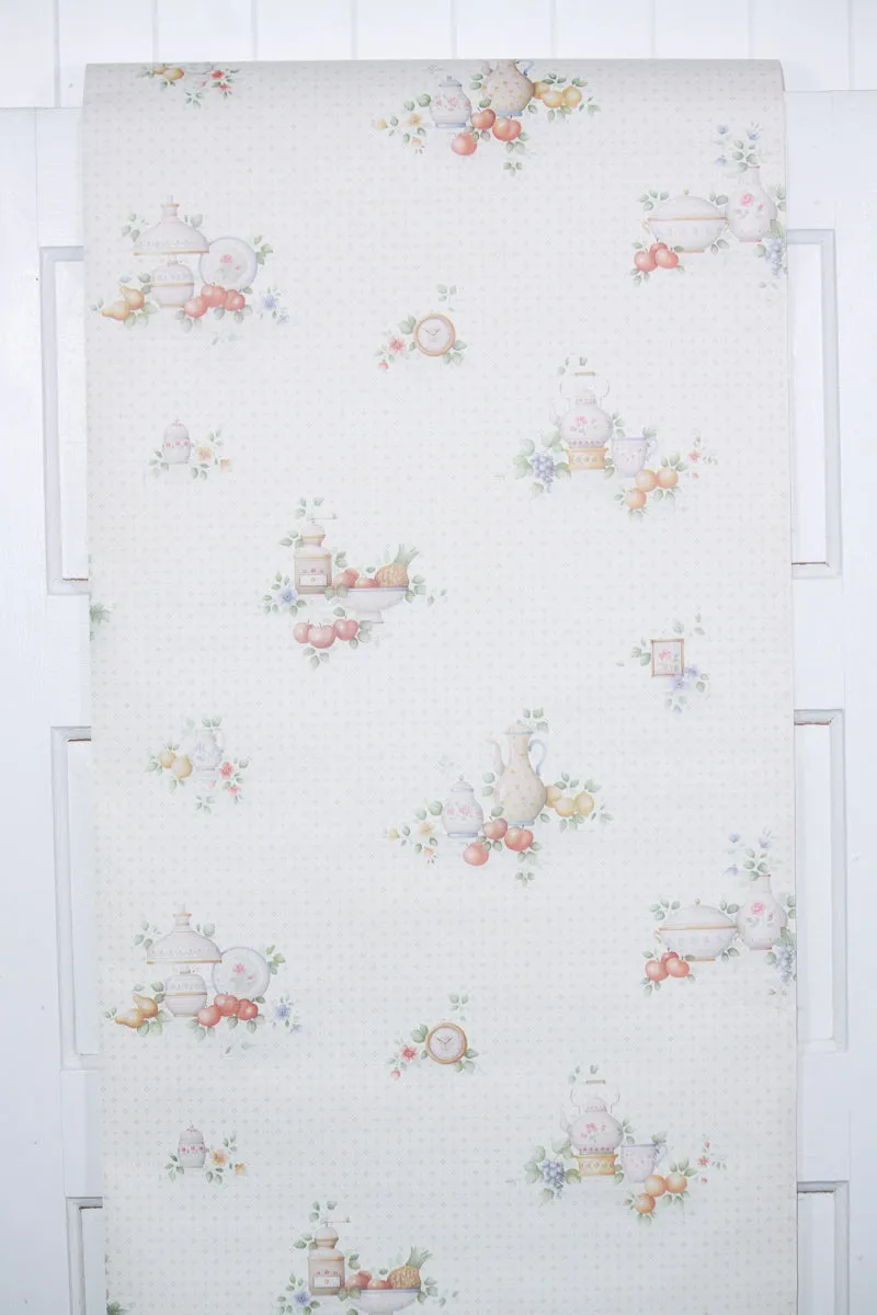 1980s Kitchen Vintage Wallpaper
