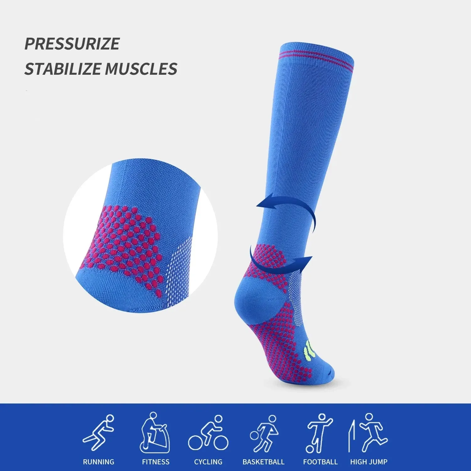 20-30mmHg High-Performance Compression Socks