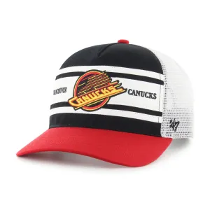 47 Brand NHL Double Header Super Stripe Hitch Adjustable Hat - Vancouver Canucks Skate
