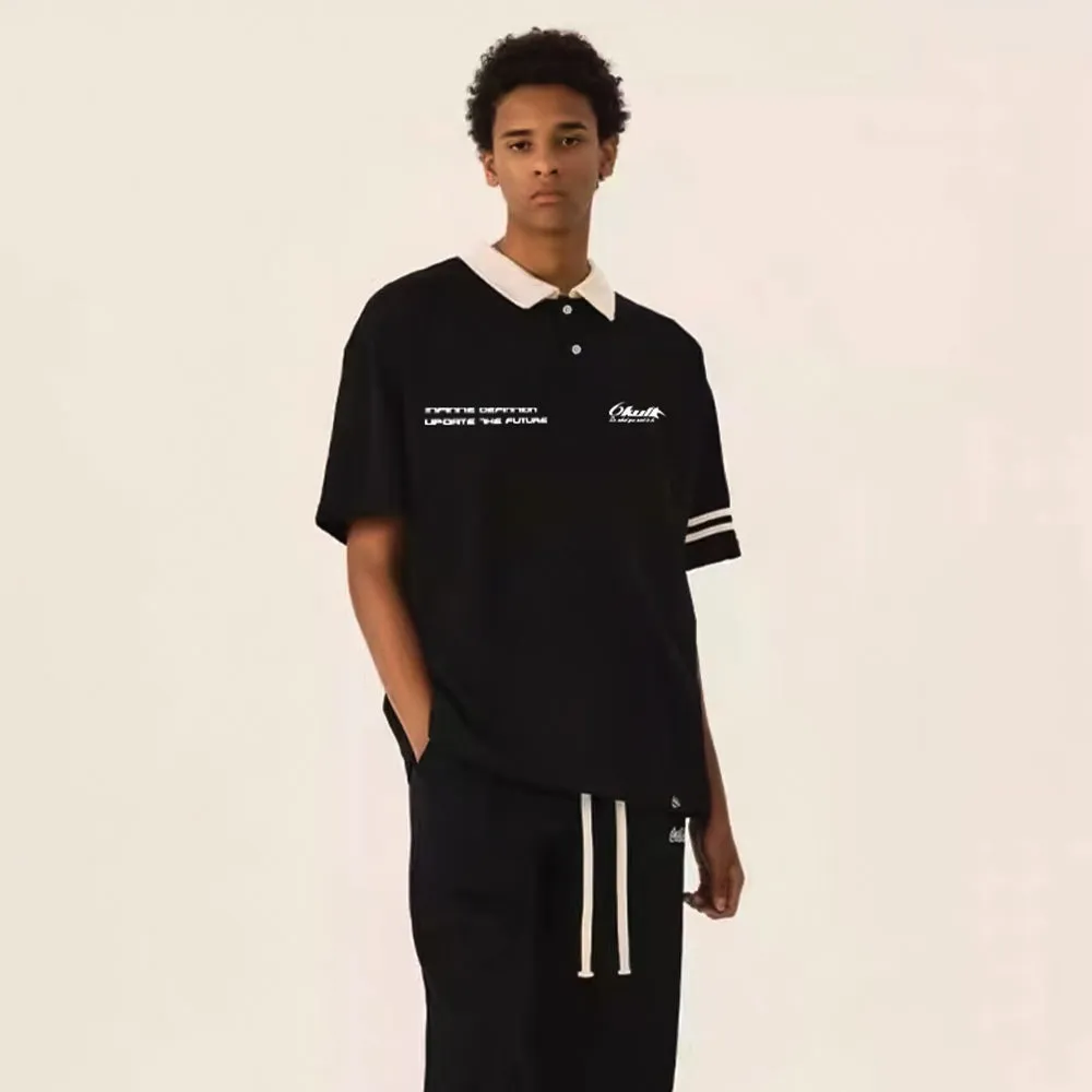 6Kull Retro Brand Logo Polo Shirt
