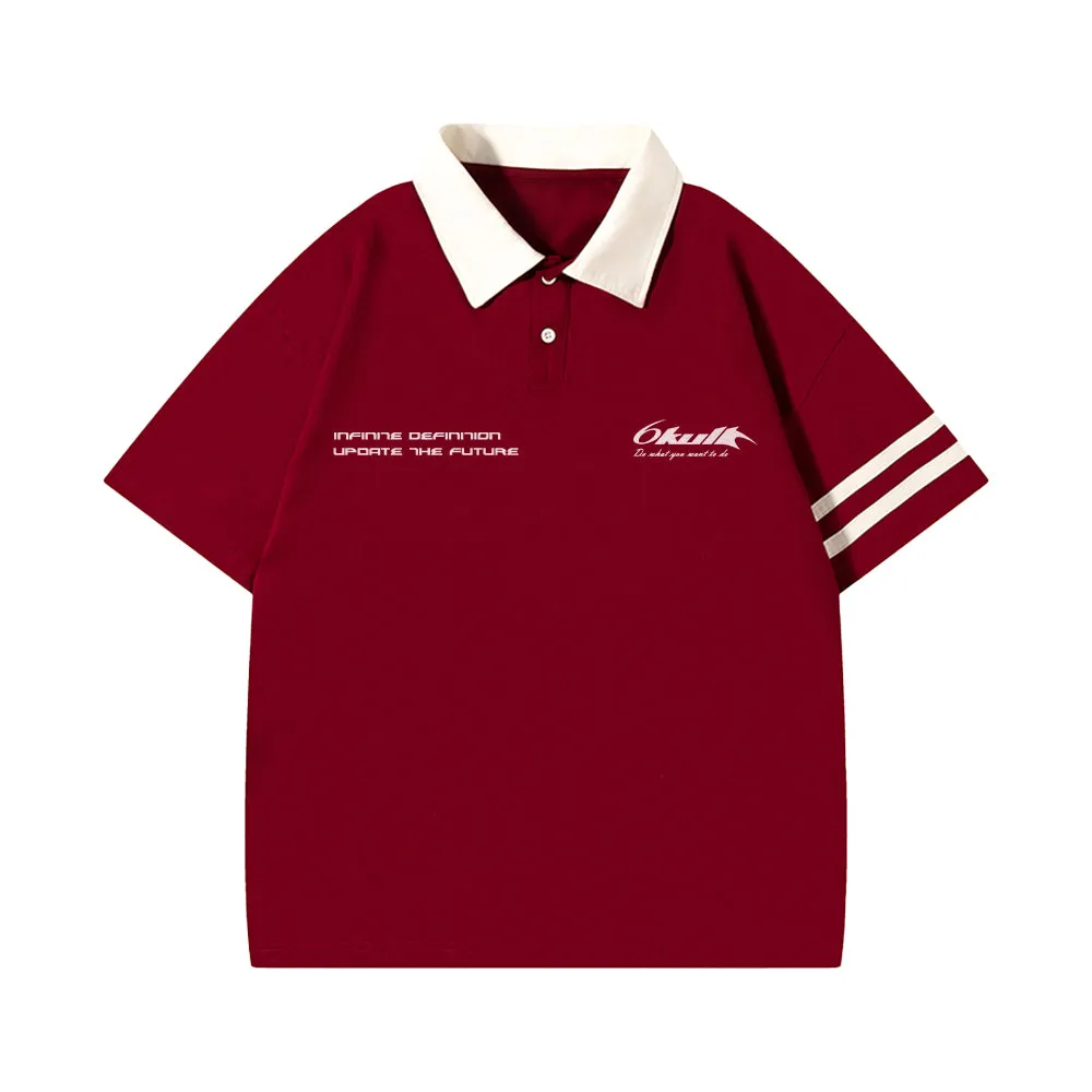 6Kull Retro Brand Logo Polo Shirt